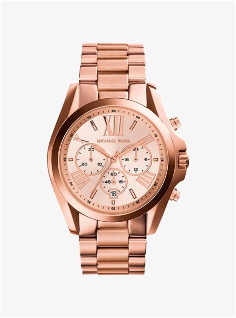 michael kors ladies bradshaw|michael kors oversized bradshaw watch.